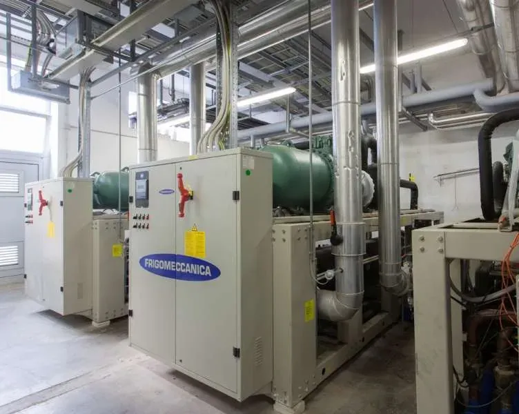 Impianto di refrigerazione industriale Frigomeccanica