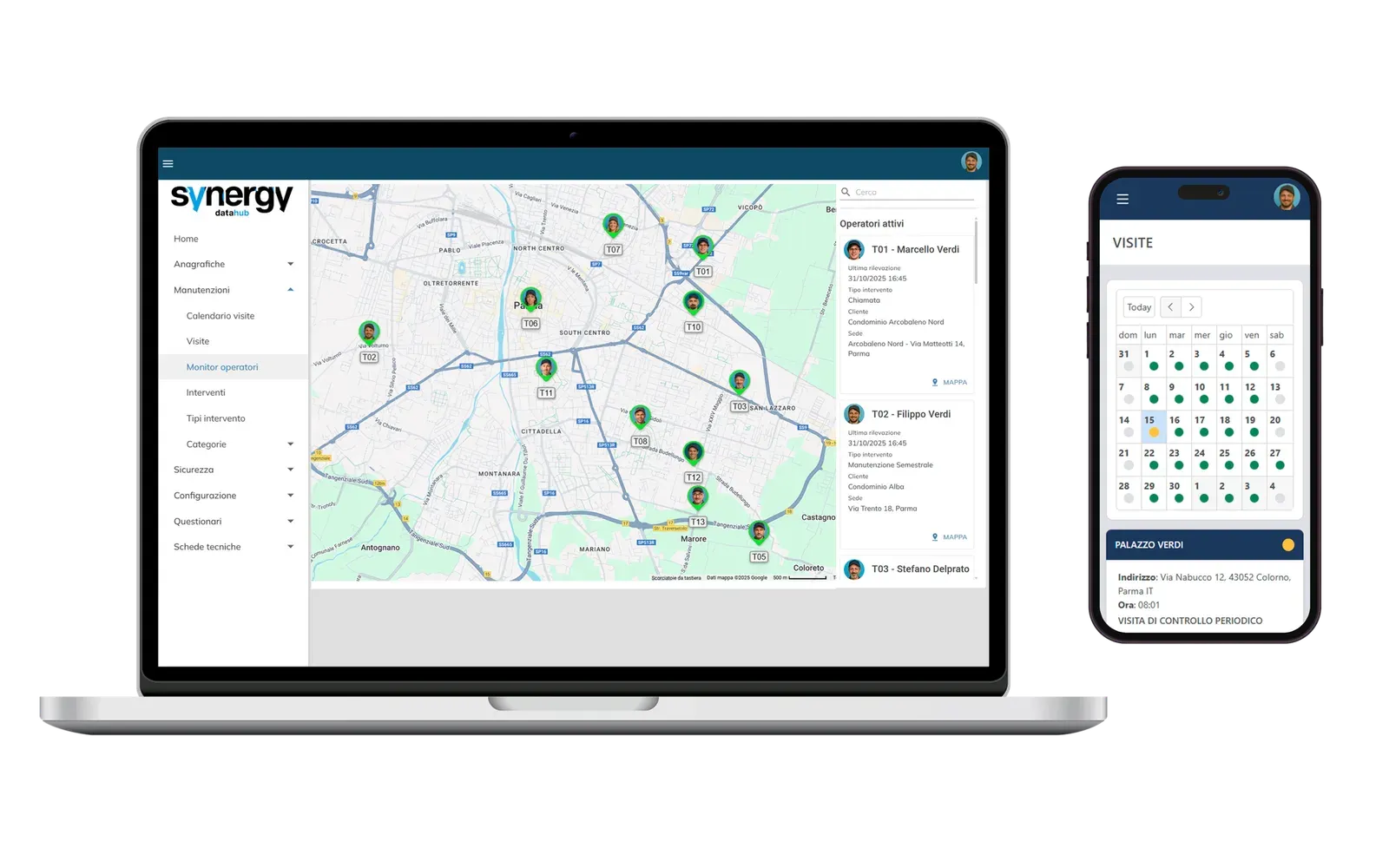 Synergy su computer e smartphone